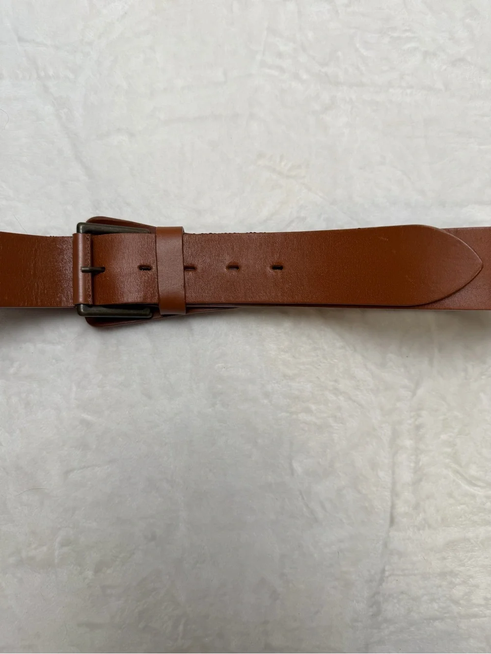 Belstaff Brown Genuine Leather Belt L Made in Italy Heritage Distressed Buckle